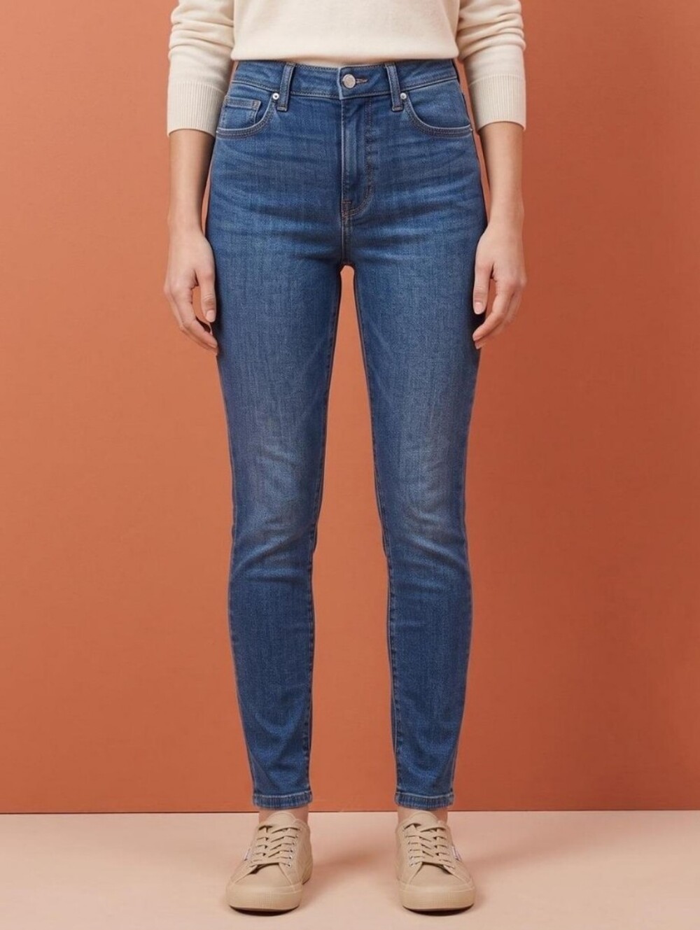 Abercrombie & Fitch The Super Skinny Ankle High Rise Jeans
